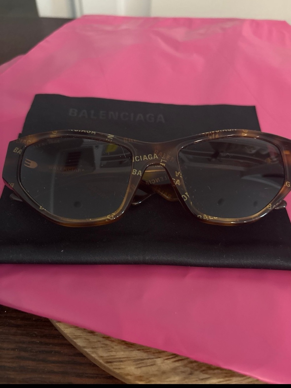 Balenciaga Brown Sunglasses